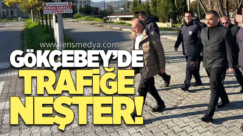 Gökçebey’de Trafiğe Neşter! Başkan Sahada