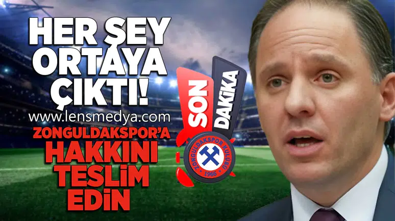 Her şey ortaya çıktı! Zonguldakspor'a hakkını verin!