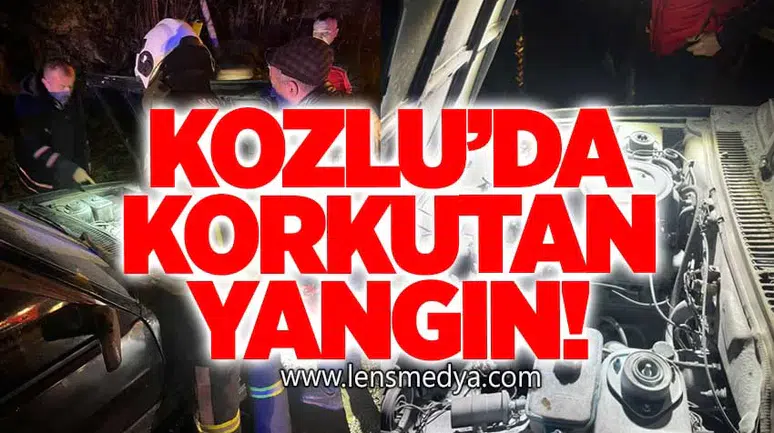 Kozlu’da Korkutan Yangın