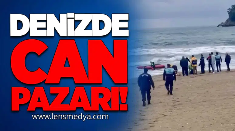 Ters dönen botun üzerinde iki kişi mahsur kaldı