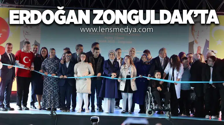Emine Erdoğan Zonguldak'ta