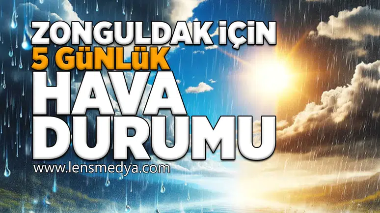 Zonguldak için 5 Günlük hava durumu!