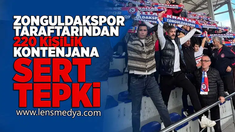 Zonguldakspor taraftarından 220 kişilik kontenjana sert tepki!