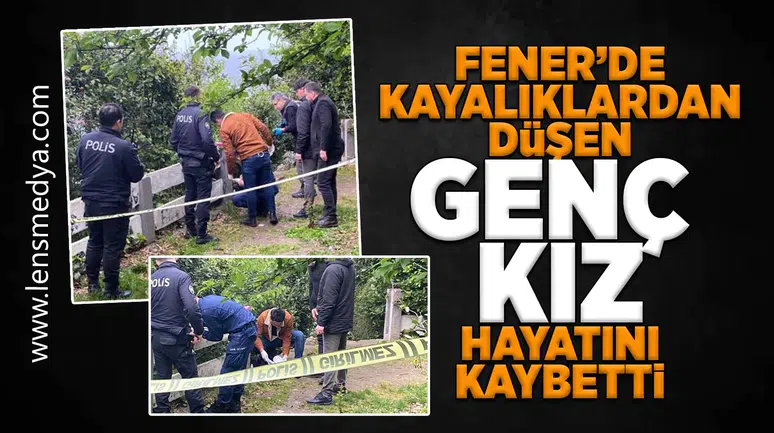 Fener'de kayalıklardan düşen genç kız hayatını kaybetti