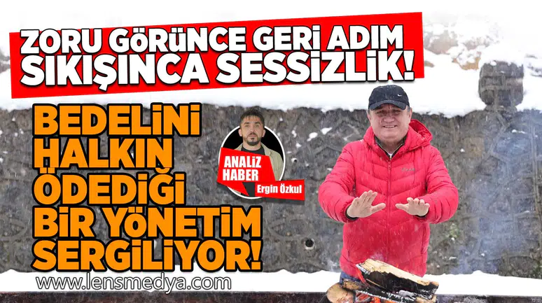 Bedelini halkın ödediği bir yönetim sergiliyor!