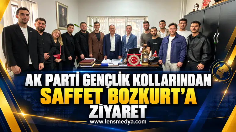 AK PARTİ GENÇLİK KOLLARINDAN SAFFET BOZKURT’A ZİYARET
