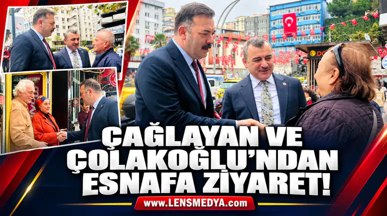 Çağlayan ve Çolakoğlu'ndan esnafa ziyaret!