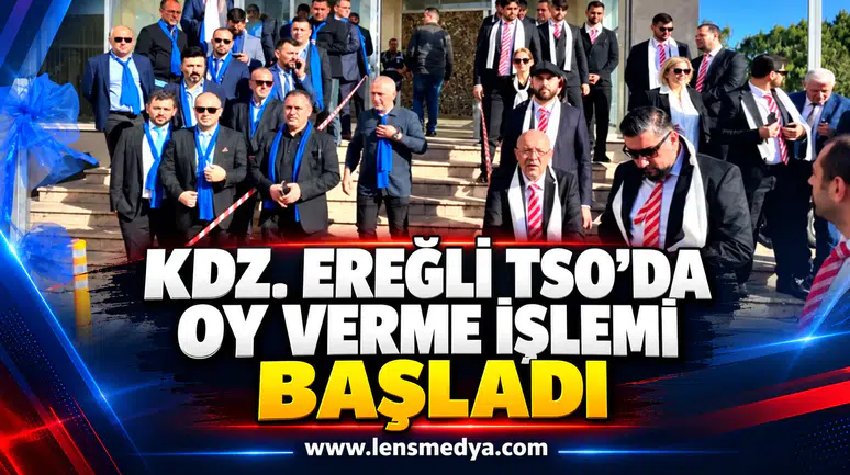 Kdz.Ereğli TSO’da oy verme işlemi başladı