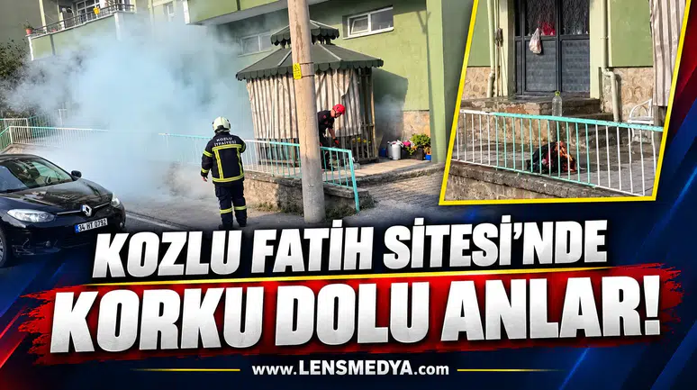 Kozlu Fatih Sitesi'nde korku dolu anlar!