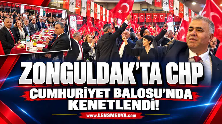 CHP Zonguldak'ta Cumhuriyet Balosu'nda kenetlendi!