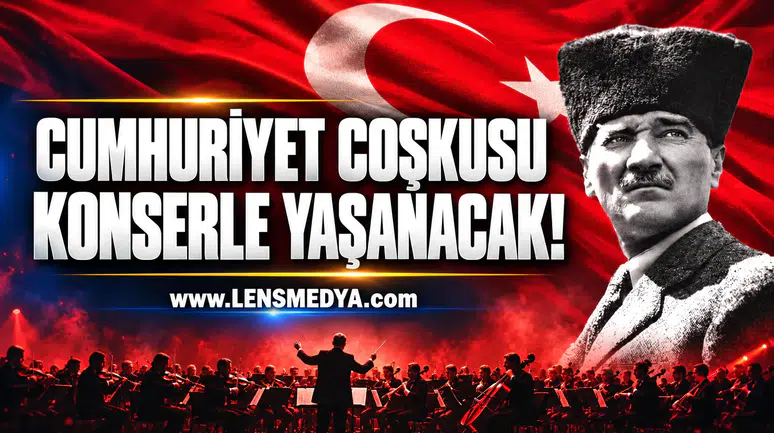 Cumhuriyet coşkusu konserle yaşanacak!