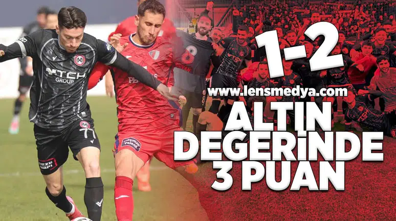 Zonguldakspor altın değerinde 3 puan ile dönüyor!