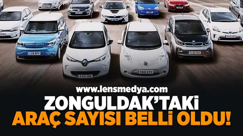 Zonguldak'taki araç sayısı belli oldu!