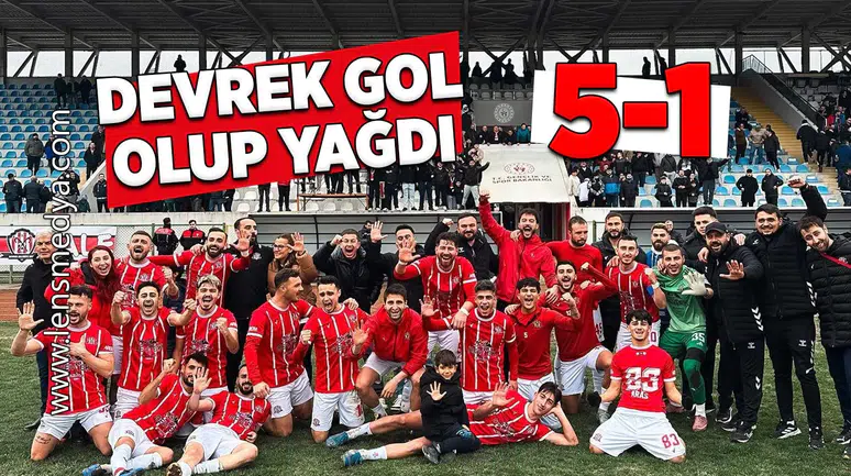 Devrek Belediyespor gol olup yağdı!