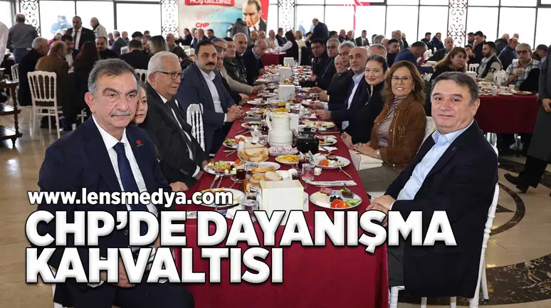 CHP'de dayanışma kahvaltısı!