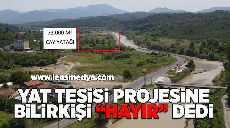 Yat tesisine bilirkişi "Hayır" dedi!