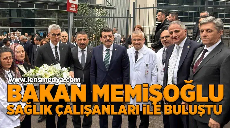 Bakan Memişoğlu sağlık çalışanlı ile buluştu!