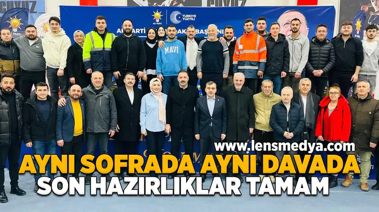 "Aynı sofrada, aynı davada" iftarı için son hazırlıklar tamamlandı!