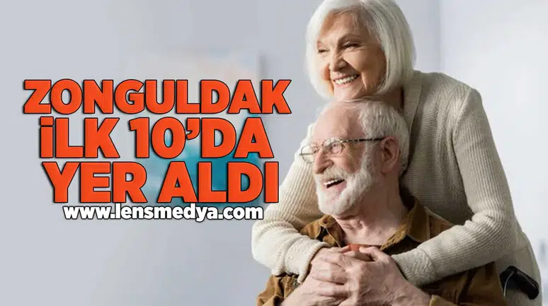 Zonguldak ilk 10'da yer aldı