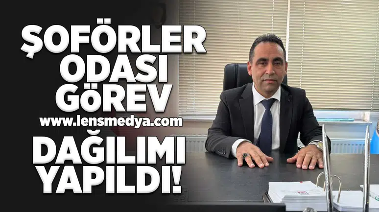 Şoförler odası görev dağılımı yapıldı!