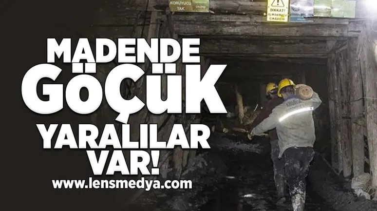 Madende göçük... Yaralılar var!