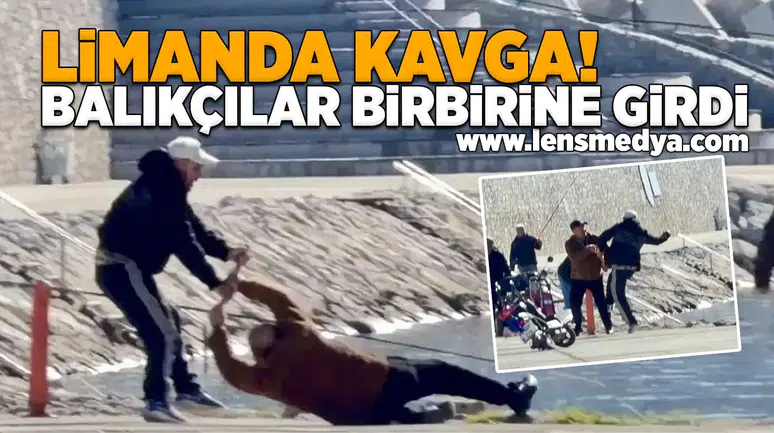 Limanda selam vermedin kavgası!