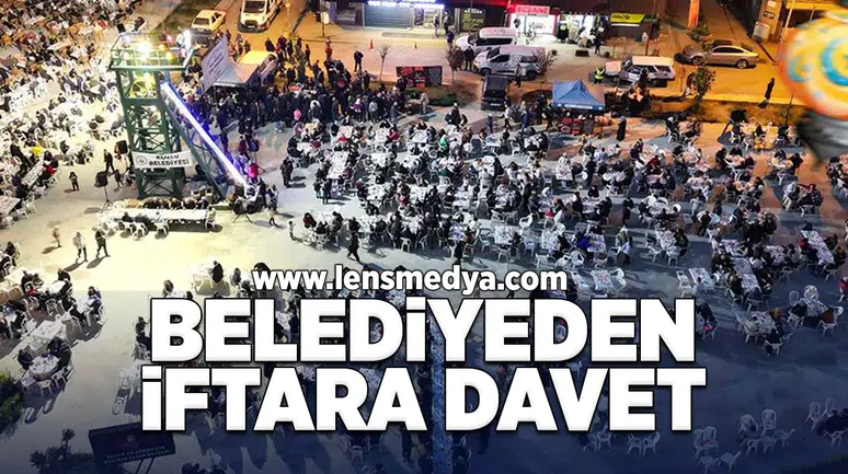 Belediyeden iftara davet!