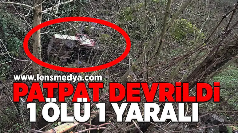 Pat Pat Uçuruma Yuvarlandı: 1 Ölü, 1 Ağır Yaralı