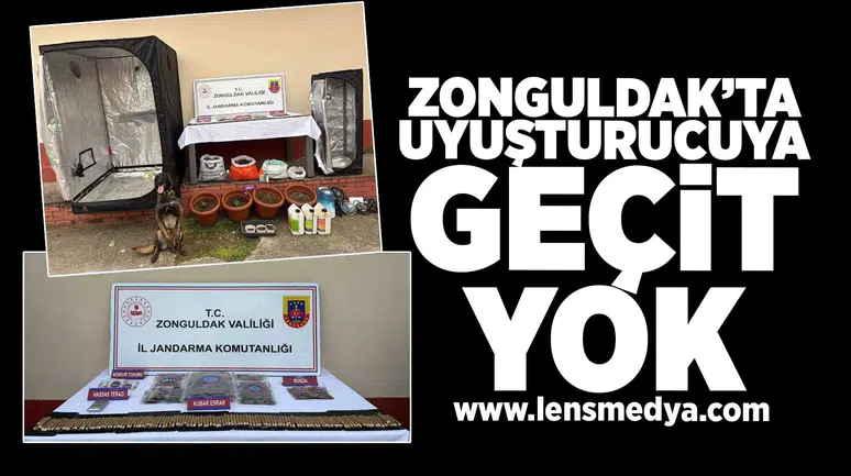 Zonguldak'ta uyuşturucuya geçit yok!