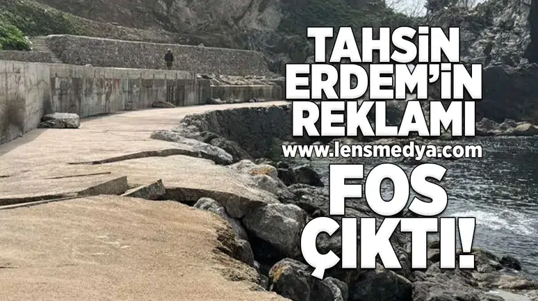 Tahsin Erdem'in reklamı fos çıktı!
