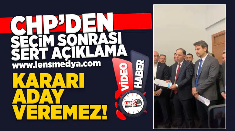 Kararı aday veremez!