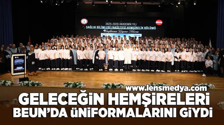 Geleceğin hemşireleri BEUN'da Üniformalarını Giydi