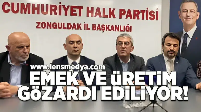 Emek ve Üretim gözardı ediliyor!