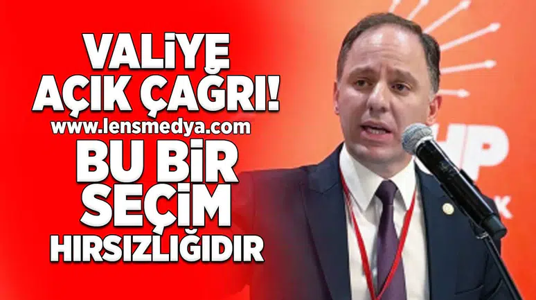 Bu bir seçim hırsızlığıdır!