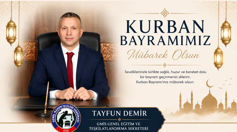 Tayfun Demir'in Kurban Bayramı Mesajı