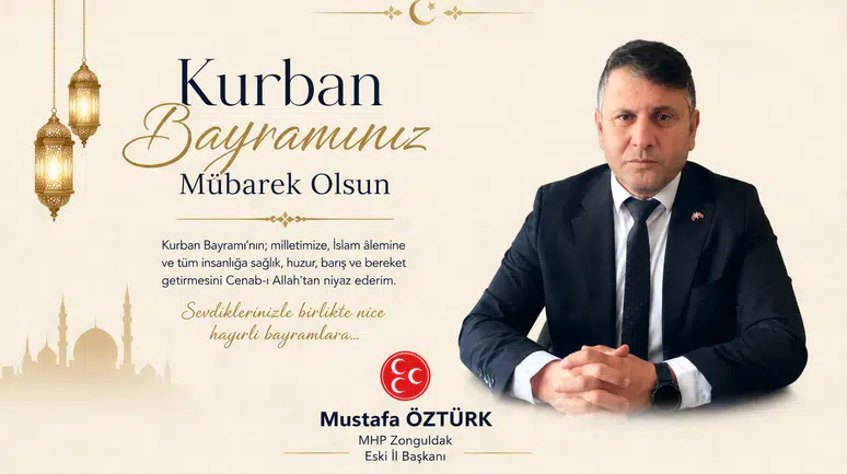 Mustafa Öztürk'ün Kurban Bayramı mesajı