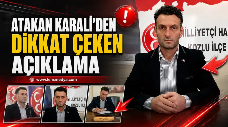 KARALİ’DEN KOZLU BELEDİYESİ’NE SERT SÖZLER