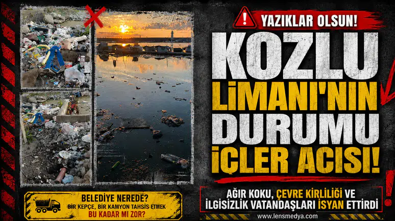 Kozlu Limanı'nın hali içler acısı!