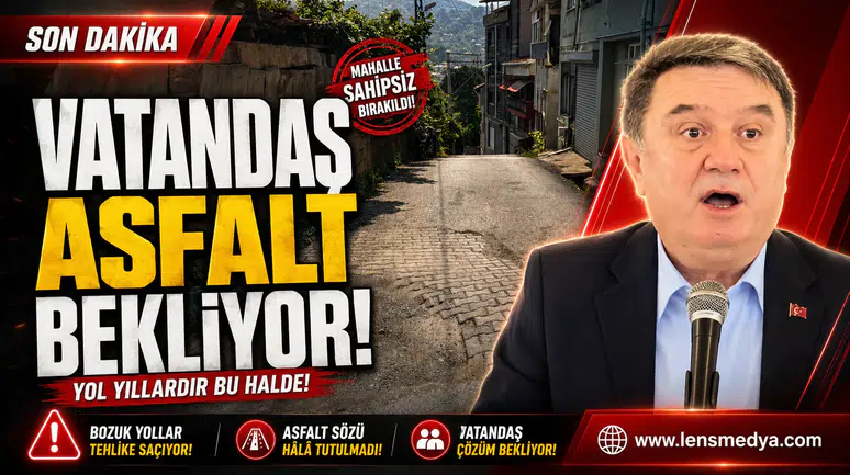 Vatandaş asfalt bekliyor... Başkan yama yapıyor!