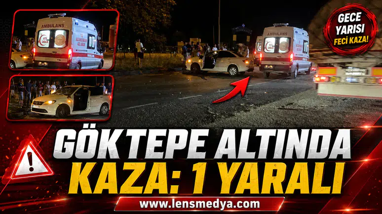 Ereğli'de Gece yarısı kaza