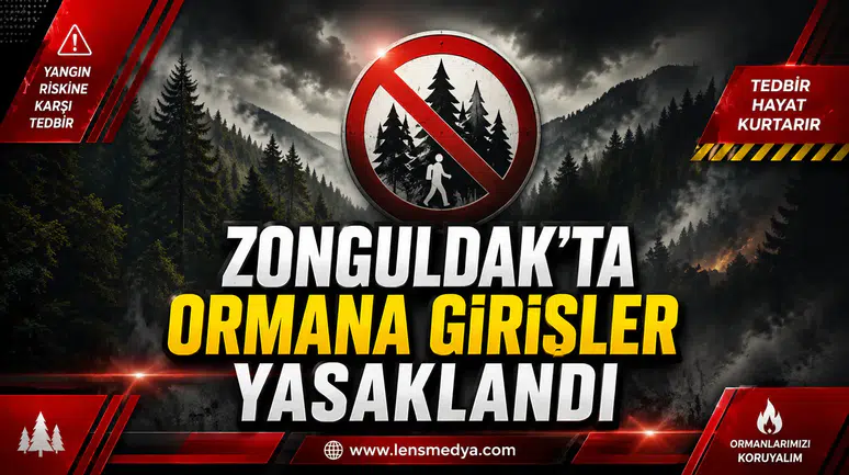 Zonguldak’ta ormana girişler yasaklandı