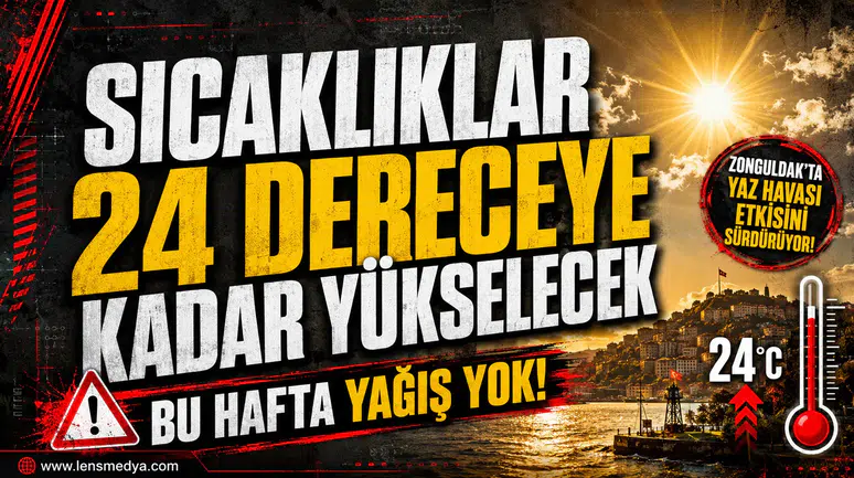 Sıcaklıklar 24 dereceye kadar yükselecek!