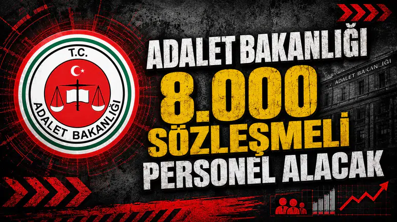 ADALET BAKANLIĞI 385 SÖZLEŞMELİ PERSONEL ALACAK
