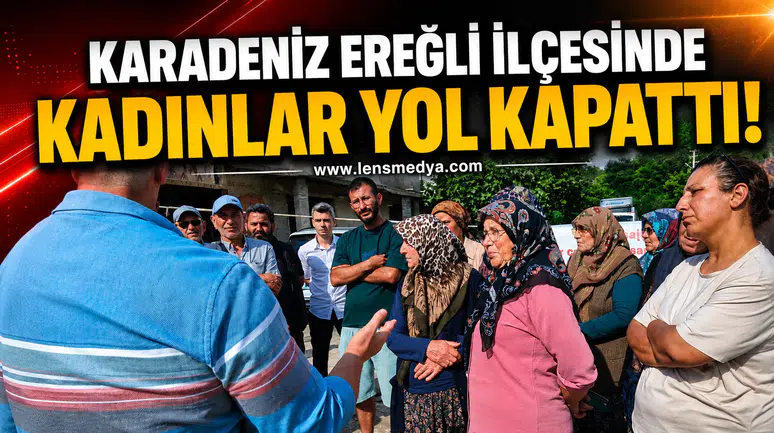 MAHALLELİ İSYAN ETTİ! KAMYONLARA GEÇİT VERMEDİLER