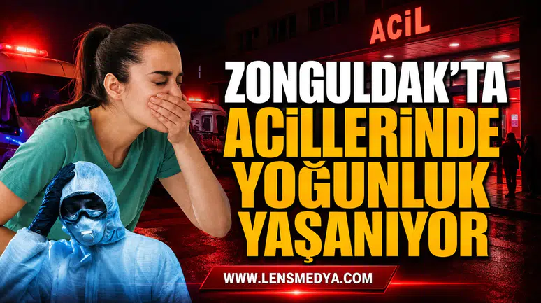 ZONGULDAK’TA ACİL SERVİSLERDE YOĞUNLUK