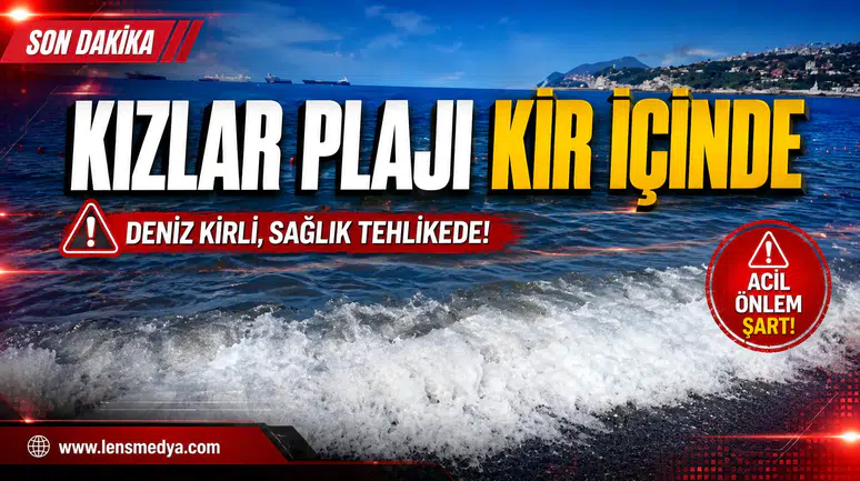 Kızlar plajı kir içinde!