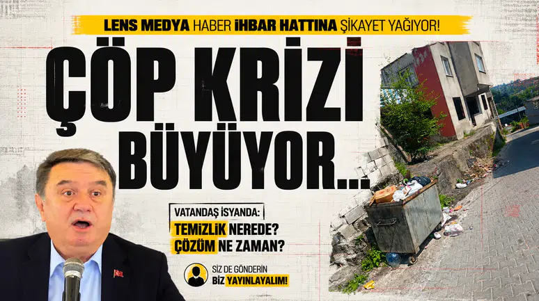 Lens Medya Haber İhbar hattına şikayet yağıyor... Zonguldak'ta çöp krizi büyüyor!