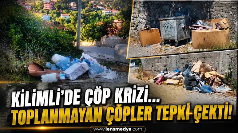 Kilimli'de çöp krizi!