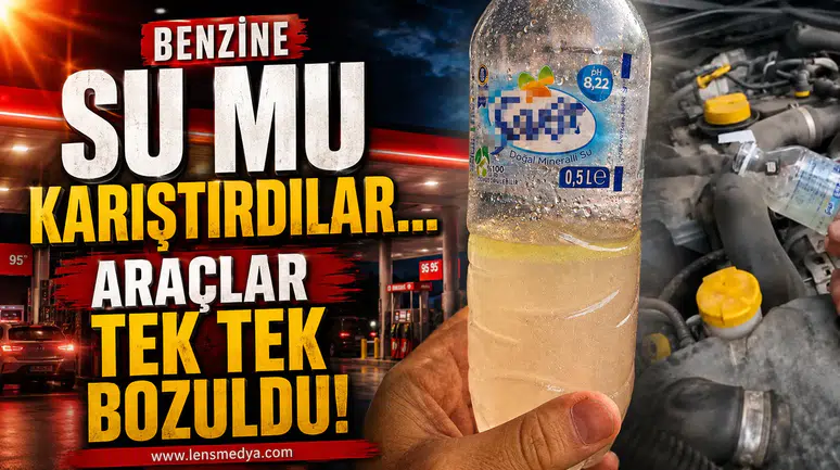 Akaryakıt istasyonunda skandal iddia... Benzine su mu karıştırıyorlar?