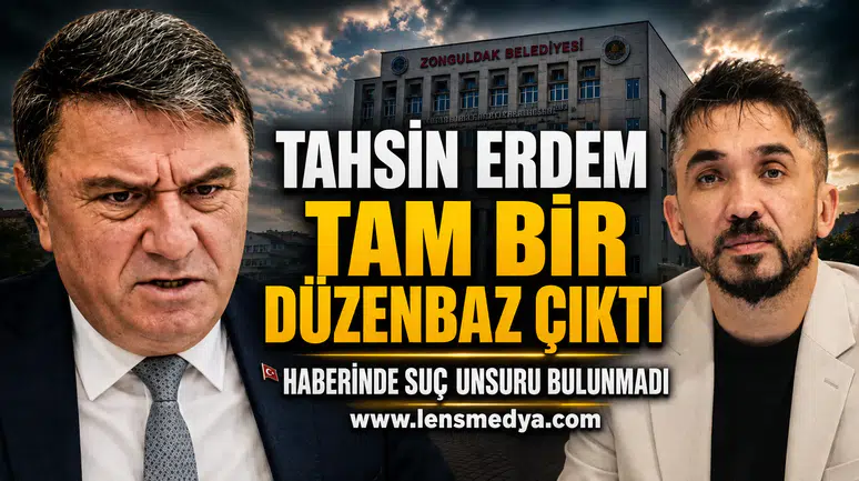 “TAHSİN ERDEM DÜZENBAZ ÇIKTI” HABERİNDE SUÇ UNSURU BULUNMADI